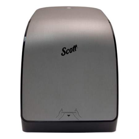 Scott Pro Mod Manual Hard Roll Towel Dispenser, 12.66 x 9.18 x 16.44, Brushed Metallic (35612)