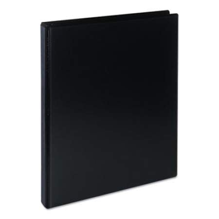 Universal Deluxe Round Ring View Binder, 3 Rings, 0.5" Capacity, 11 x 8.5, Black (20701)