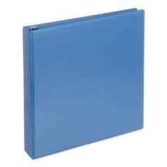 Universal Deluxe Round Ring View Binder, 3 Rings, 1.5" Capacity, 11 x 8.5, Light Blue (20723)