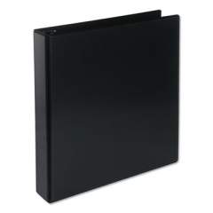 Universal Deluxe Round Ring View Binder, 3 Rings, 1.5" Capacity, 11 x 8.5, Black (20721)