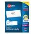 Avery Easy Peel White Address Labels w/ Sure Feed Technology, Laser Printers, 1.33 x 4, White, 14/Sheet, 250 Sheets/Box (5962)