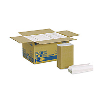 Pacific Blue Basic C-Fold Paper Towel, 1-Ply, 10.1 x 12.7, White, 240/Pack, 10 Packs/Carton (25190)