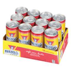 BUSTELO cool Ready to Drink Espresso Beverage, Classic, 8oz Can, 12/Pack (01500)