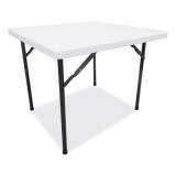 Alera Square Plastic Folding Table, 36w x 36d x 29.25h, White (PT36SW)