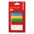 Universal Self Stick Index Tab, 2", Assorted Colors, 40/Pack (99021)