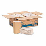 Pacific Blue Basic S-Fold Paper Towels, 1-Ply, 10.25 x 9.25, Brown, 250/Pack, 16 Packs/Carton (23504)