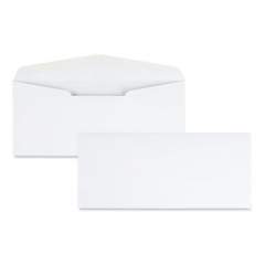 Quality Park Laser and Inkjet White Business Envelope, #10, Bankers Flap, Gummed Closure, 4.13 x 9.5, White, 500/Box (11184)