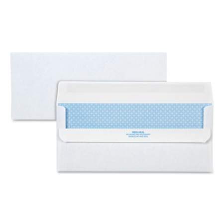 Quality Park Redi-Seal Envelope, #10, Commercial Flap, Redi-Seal Closure, 4.13 x 9.5, White, 500/Box (11218)