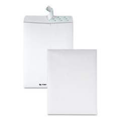 Quality Park Tech-No-Tear Catalog Envelope, #13 1/2, Cheese Blade Flap, Self-Adhesive Closure, 10 x 13, White, 100/Box (77397)