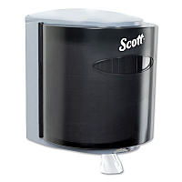 Roll Center Pull Towel Dispenser, 10.3 x 9.3 x 11.9, Smoke/Gray (09989)