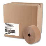 General Supply Gummed Kraft Sealing Tape, 3" Core, 3" x 600 ft, Brown, 10/Carton (2800)