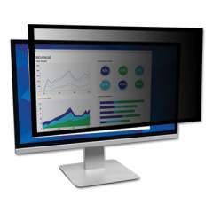 3M Framed Desktop Monitor Privacy Filter for 20" Widescreen LCD, 16:9 Aspect Ratio (PF200W9F)
