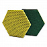 Dual Purpose Scour Pad, 5 x 5.75, Green/Yellow, 15/Carton (96HEX)