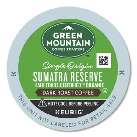 Green Mountain Coffee Fair Trade Organic Sumatran Extra Bold Coffee K-Cups, 24/Box (4060)