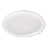 Dart Plastic Lids for Foam Cups, Bowls and Containers, Flat, Vented, Fits 12-60 oz, Translucent, 500/Carton (32JL)