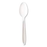 Dart Impress Heavyweight Polystyrene Cutlery, Soup Spoon, White, 1000/carton (HSWS0007)