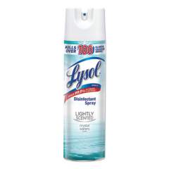 LYSOL Lightly Scented Disinfectant Spray, Crystal Waters, 19 oz Aerosol Spray (97174EA)