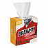 Medium Weight HEF Shop Towels, 9 1/8 x 16 1/2, 100/Box, 5 Boxes/Carton (25070CT)