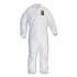 KleenGuard A30 Elastic Back And Cuff Coveralls, 4x-Large, White, 25/carton (46102)