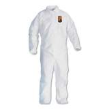 KleenGuard A40 Elastic-Cuff and Ankles Coveralls, White, 2X-Large, 25/Case (44315)