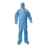 KleenGuard A20 Breathable Particle Protection Coveralls, Large, Blue, 24/carton (58523)