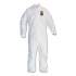 KleenGuard A40 Coveralls, Elastic Wrists/Ankles, X-Large, White (44314)