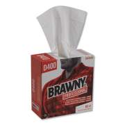 Brawny Professional Medium Duty Premium DRC Wipers, 9 1/4 x 16 3/8, White, 90/Box (2007003)
