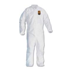 KleenGuard A30 ELASTIC-BACK AND CUFF COVERALLS, WHITE, 2X-LARGE, 25/CARTON (46105)