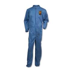 KleenGuard A20 Coveralls, Microforce Barrier Sms Fabric, Blue, 2x-Large, 24/carton (58505)