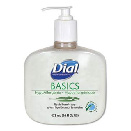 Dial Professional Basics Liquid Hand Soap, Fresh Floral, 16 oz Pump Bottle (06044EA)