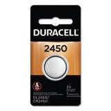 Duracell Lithium Coin Batteries, 2450, 36/Carton (DL2450BPK)