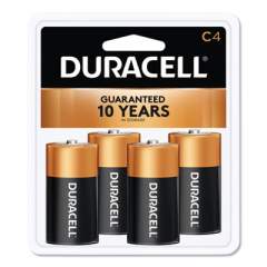 Duracell CopperTop Alkaline C Batteries, 4/Pack (MN1400R4ZX17)