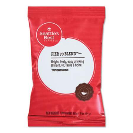 Seattle's Best Premeasured Coffee Packs, Pier 70 Blend, 2 oz Packet, 18/Box (11008556)