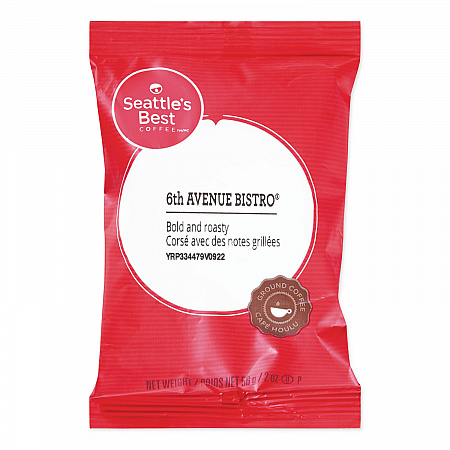 Premeasured Coffee Packs, 6th Avenue Bistro, 2 oz Packet, 18/Box (11008560)