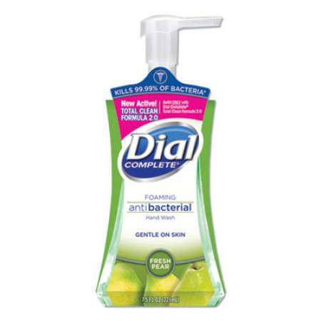 Dial Antibacterial Foaming Hand Wash, Fresh Pear, 7.5 oz Pump Bottle (02934)