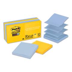 Post-it Pop-up Notes Super Sticky Pop-up 3 x 3 Note Refill, New York, 90 Notes/Pad, 10 Pads/Pack (R33010SSNY)