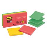 Post-it Pop-up Notes Super Sticky Pop-up 3 x 3 Note Refill, Marrakesh, 90 Notes/Pad, 6 Pads/Pack (R3306SSAN)