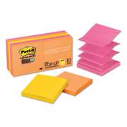 Post-it Pop-up Notes Super Sticky Pop-up 3 x 3 Note Refill, Rio de Janeiro, 90 Notes/Pad, 10 Pads/Pack (R33010SSAU)