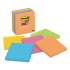 Post-it Notes Super Sticky Pads in Rio de Janeiro Colors, Lined, 4 x 4, 90-Sheet Pads, 6/Pack (6756SSUC)