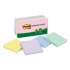 Post-it Greener Notes Recycled Note Pads, 3 x 3, Assorted Helsinki Colors, 100-Sheet, 12/Pack (654RPA)