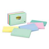 Post-it Notes Original Pads in Marseille Colors, 3 x 5, 100-Sheet, 5/Pack (655AST)