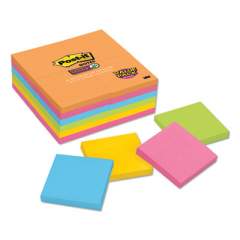 Post-it Notes Super Sticky Pads in Rio de Janeiro Colors, 3 x 3, 90-Sheet Pads, 24/Pack (65424SSAU)