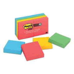 Post-it Notes Super Sticky Pads in Marrakesh Colors, 2 x 2, 90-Sheet, 8/Pack (6228SSAN)