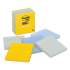 Post-it Notes Super Sticky Pads in New York Colors Notes, 4 x 4, 90-Sheet, 6/Pack (6756SSNY)