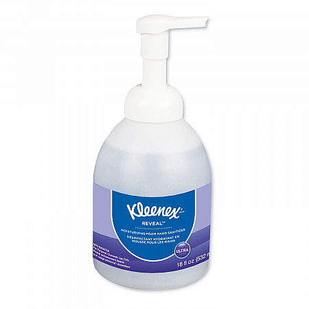 Reveal Ultra Moisturizing Foam Hand Sanitizer, 18 oz Bottle, Fragrance-Free (45826EA)