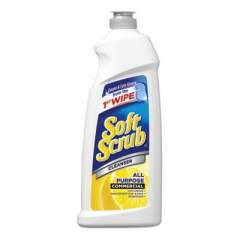 Soft Scrub All Purpose Cleanser, Lemon Scent 36 oz Bottle, 6/Carton (15020CT)