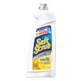 Soft Scrub All Purpose Cleanser, Lemon Scent, 24 oz Bottle, 9/Carton (00865)