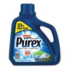 Purex Liquid Laundry Detergent, Mountain Breeze, 150 oz Bottle, 4/Carton (05016CT)
