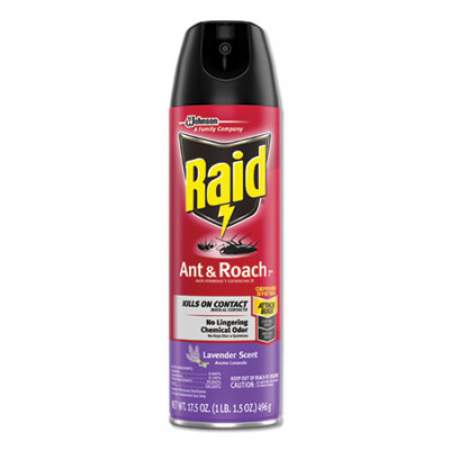 Raid Ant and Roach Killer, 17.5 oz Aerosol, Lavendar, 12/Carton (660549)