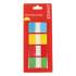 Universal Self Stick Index Tab, 1", Assorted Colors, 100/Pack (99020)
